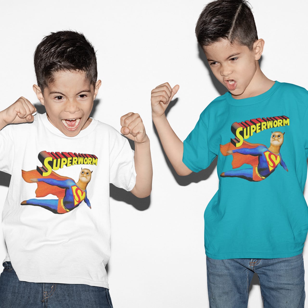 Superworm Hero Unisex Kids Tshirt