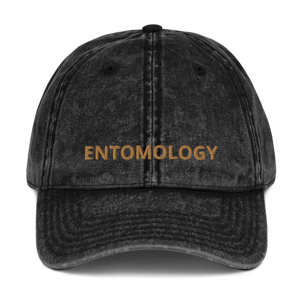 Embroidered Entomology Distressed Cap