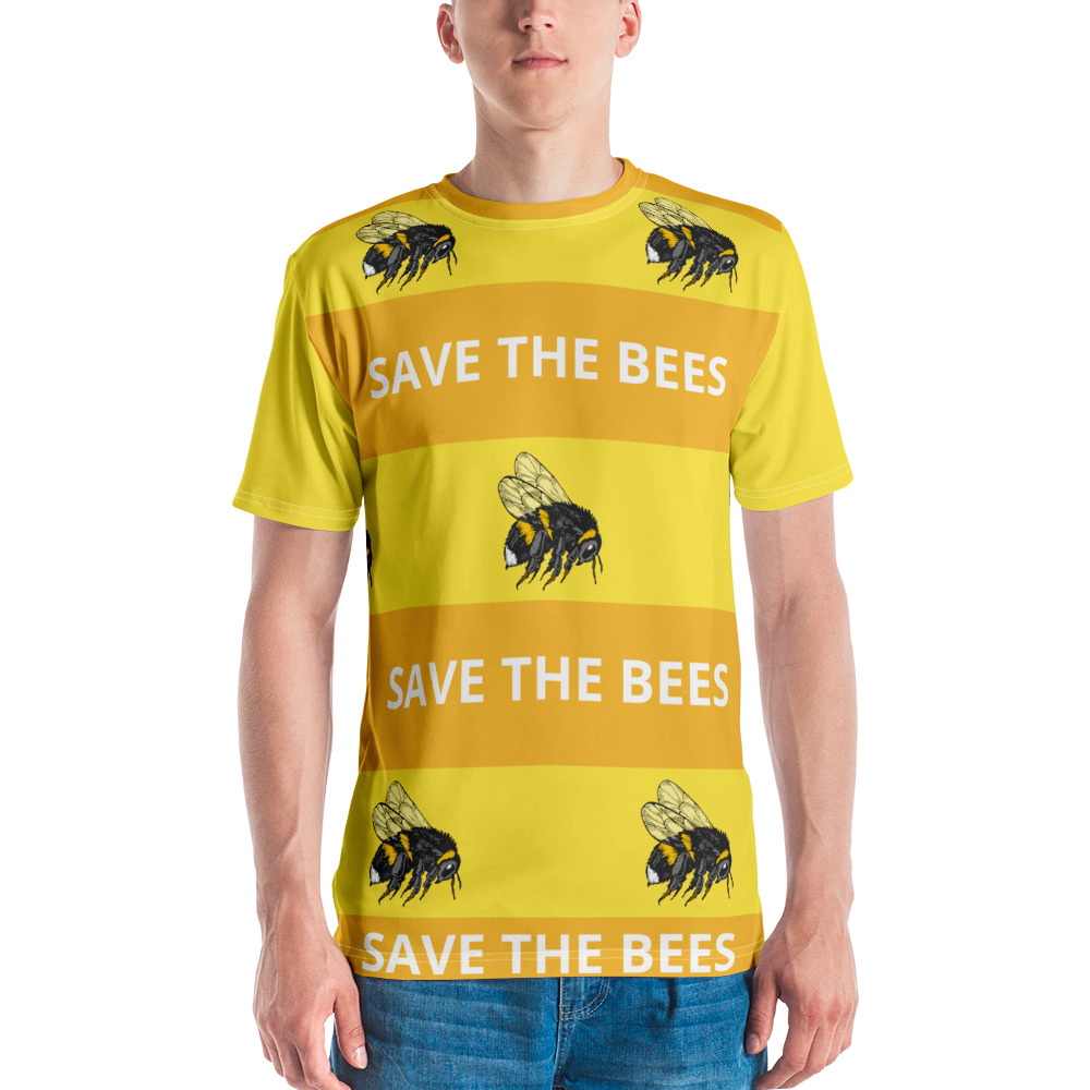 Save The Bees Striped T-Shirt | Ento Store