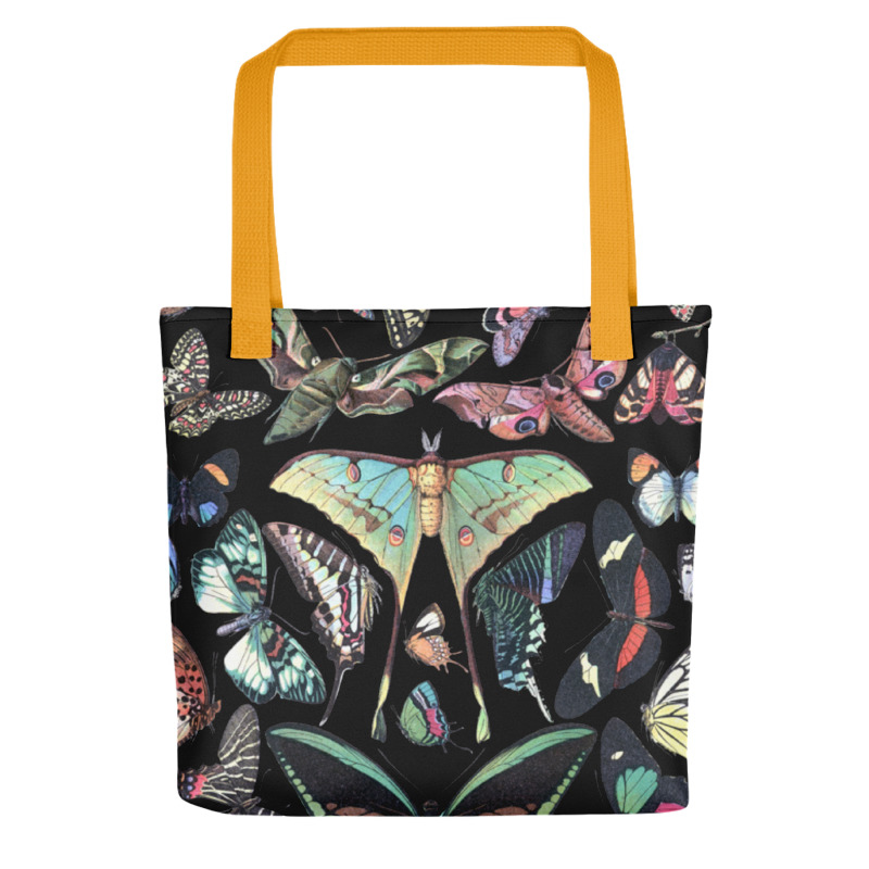 Large tote Bag fabrics Market Papillon