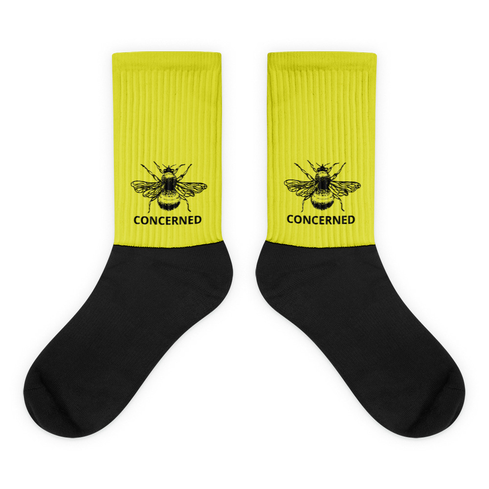 Concerned Bee Socks